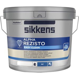 Sikkens - Alpha Rezisto Easy Clean - Muurverf - Wit - 10 Liter