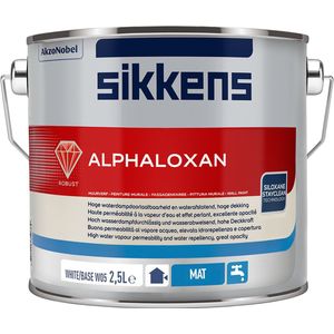 Sikkens - Alphaloxan - Verf - Wit - 2,5 Liter