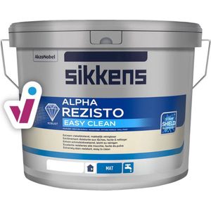 Sikkens Alpha Rezisto Easy Clean Mat - Wit - 10L