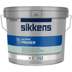 Sikkens - Alpha Primer - Wit - 5 Liter - Matte Muurprimer