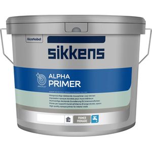 Sikkens Alpha Primer - Sikkens Grondverf - Primer Verf - 10 liter - Wit