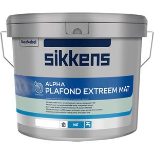 Sikkens Alpha Plafond Extreem Mat Plafondverf liter Wit
