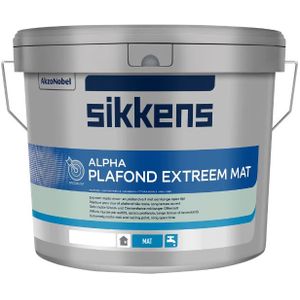 Sikkens Alpha Plafond Extreem Mat 5 liter 100% Wit - Muurverf