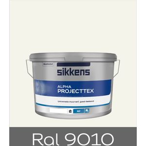 Sikkens Alpha Projecttex 2,5 Liter 100% Wit