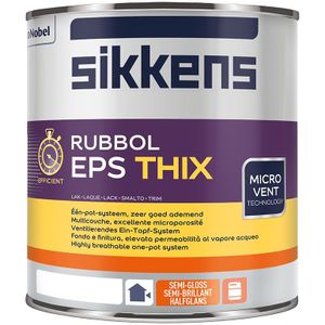 Sikkens Rubbol EPS Thix 1 liter Kleur - Deur & Kozijn Schakel- & Systeemverf - Verfwinkel is tot 50% goedkoper