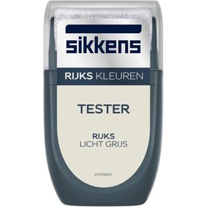 Sikkens RIJKS kleuren tester - RIJKS Licht Grijs 30 ml 1 Stuk - Muurverf