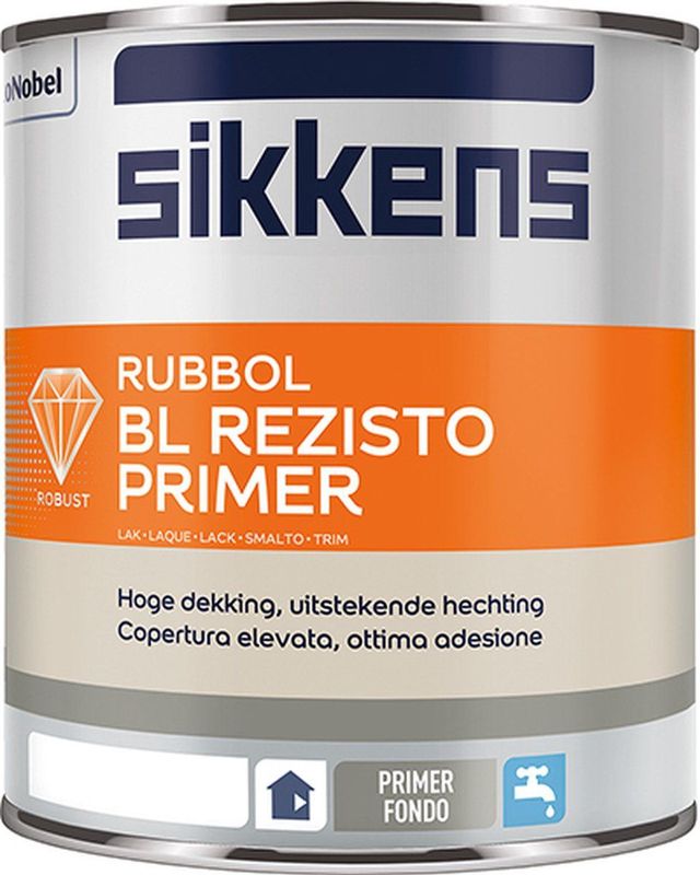 Sikkens - Rubbol BL Rezisto Primer - Grondverf - Grijs - 500 ML