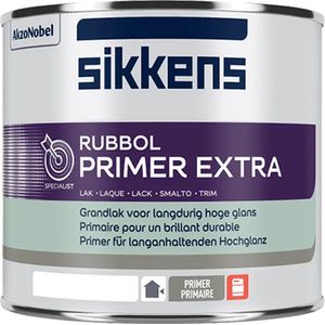 Sikkens Rubbol Primer Extra - 0,5 Liter - Wit / Kleur | 8711115380681 | Verf
