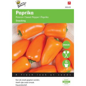 Buzzy zaden - Paprika Snacking mini Oranje Naranja 6 zdn