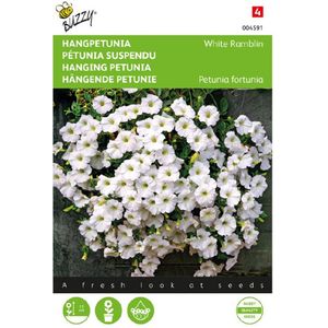 Buzzy Hangpetunia White Ramblin