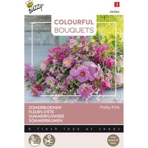 Buzzy bloemzaad -  Zomerbloemen Pretty Pink | Colorful Bouquets