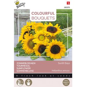 Buzzy bloemzaad -  Zonnebloemen Sunlit Days  | Colorful Bouquets