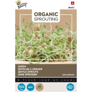 Buzzy zaden - Kiemgroente Linzen BIO 30 gram