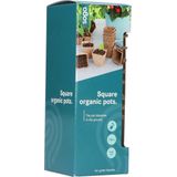 SOGO Biologische Kweekpotjes Vierkant 6 cm 10 stuks