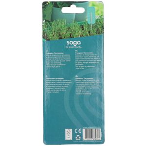 SOGO Kweekkas Thermometer 22cm - Kweekkas meten - Moestuin - binnen kweken