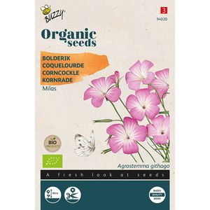 Buzzy® Organic Agrostemma Bolderik Milas (BIO) - biologisch bloemzaad