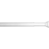 Sealskin Douchegordijnstang uittrekbaar 2 x 2 x 70-115 cm, roestvrij staal, wit