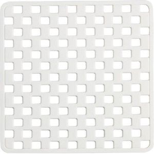 Sealskin Doby - Antislipmat 50x50 cm - Rubber - Wit