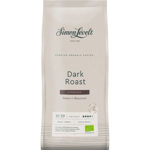 Simon Levelt Koffie Dark Roast Espresso Bio 1000 Gr