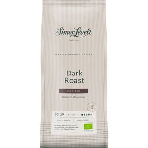 Simon Levelt Koffie Dark Roast Espresso Bio 1000 Gr