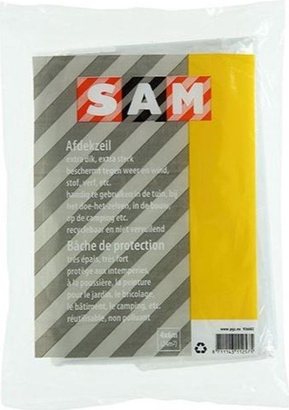SAM - Afdekzeil - Folie - 4m x 6m - Extra Sterk
