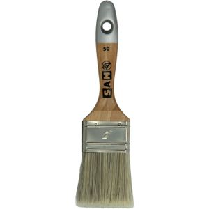 Kwast - Houten Steel - Synthetische Vezels - Geschikt voor Alkyd en Acryl Lakken