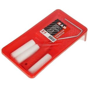 Synthetische Lakset - 5-Delig - 2 x 10cm Rolletjes - Inclusief Beugel en Bakje