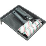 SAM - Anti-spat Muurverfset - 5 Delig - Verfbakje en Rollers - Vacht