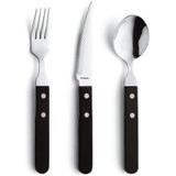 Amefa Steakvork Met Zwart Heft H002