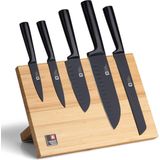 Richardson Sheffield - Nox 5-Delige Messenset met Magnetisch Messenblok - Bamboe