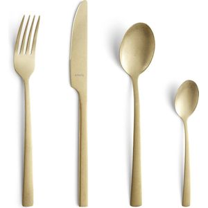 Goud 24PCS Bestekset Mes Vork Theelepel Diner Serviesset 304 Roestvrij Staal Bestek Zilverwerk Set voor Bar Party Thuis kopen vanaf een prijs van 24