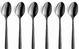 Felicity Gehamerd Mokkalepel Set 6 Zwart