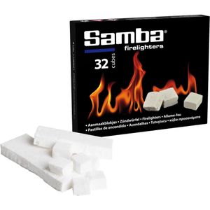 Samba aanmaakblokjes 32 stuks wit bbq Open haard