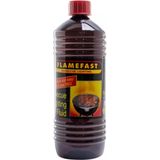 Samba Flamefast Aanmaakvloeistof 1 liter - Veilig & Geurloos voor Barbecue en Haard