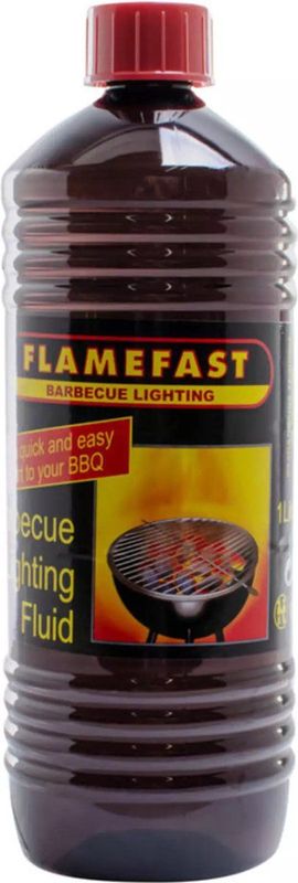 Samba Flamefast Aanmaakvloeistof 1 liter - Veilig & Geurloos voor Barbecue en Haard