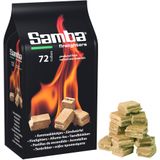 Samba Omdoos Aanmaakblokjes - 12x72 Stuks voor BBQ & Openhaard