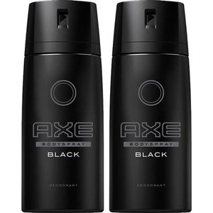 AXE Black Deodorant - 2 x 150 ml - Voordeelverpakking