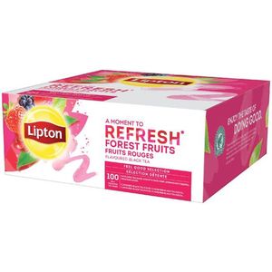 Thee lipton refresh forest fruits 100x1.5gr | Pak a 100 stuk
