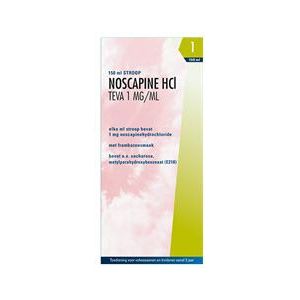 Teva Hoestdrank Noscapine Hydrochloride 1 mg/ml 150 ml