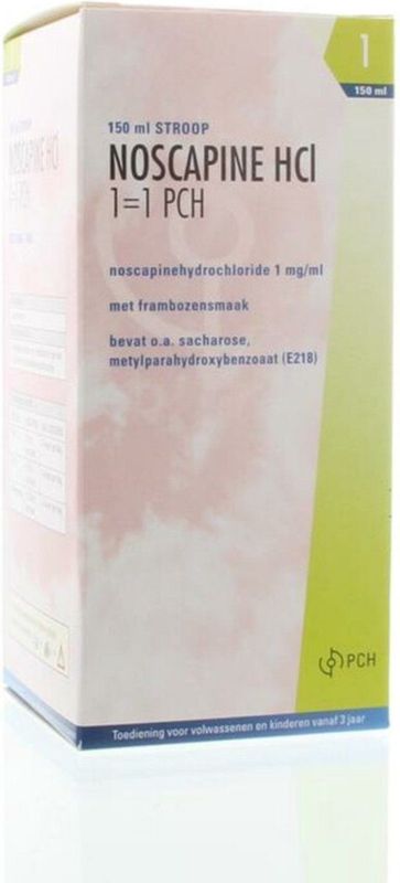 Teva Hoestdrank Noscapine Hydrochloride 1mg/ml - 1 x 150 ml