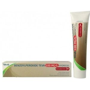 Teva - Benzoylperoxide 10% - Gel - 100 Gram - Geneesmiddel