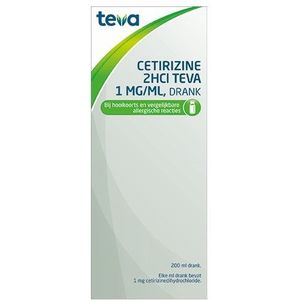 Teva Cetirizine 2HCI 1 mg/ml 200 ml