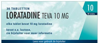 Loratadine 10 mg - 30 tabletten