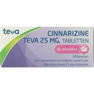 Teva Cinnarizine 25 mg 30tb