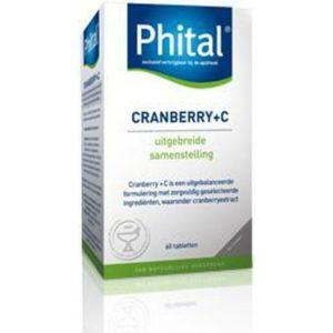 Phital Cranberry & vitamine c 60 dragees
