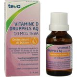 Teva - Vitamine D AQ Druppels - Vitaminepreparaat - 10 mcg - 50 ml