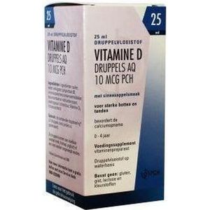 Teva Vitamine D AQ druppels 10 mcg  25 Milliliter