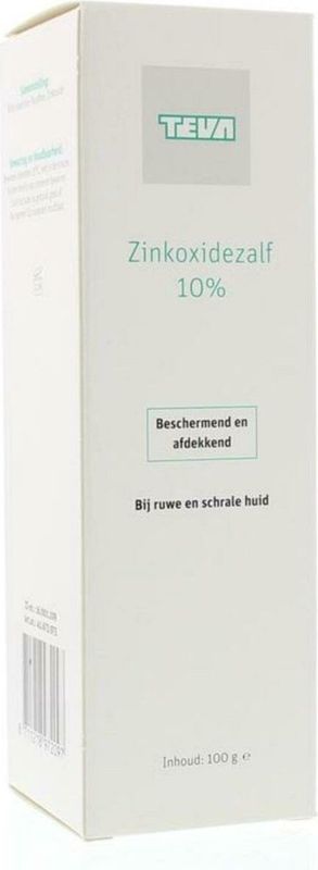 Teva - Zinkoxidezalf - 10% Zinkoxide - Verzorgend - 50ml