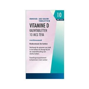 Teva Vitamine d 10 mcg 400ie 300 tabletten