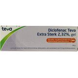 Teva Diclofenac extra sterk 2,32% gel 60 Gram